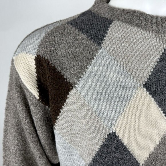 Collezione Dante Italy Alpaca Wool Sweater Mens XL NWT Long Sleeve Crew Neck - Picture 8 of 11